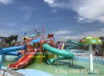 Cầu trượt nước liên hoàn trẻ em